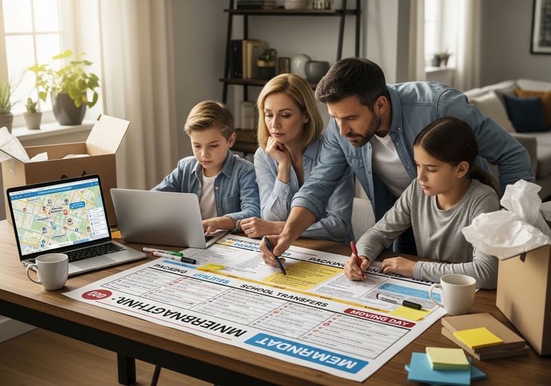 A family planning their move.