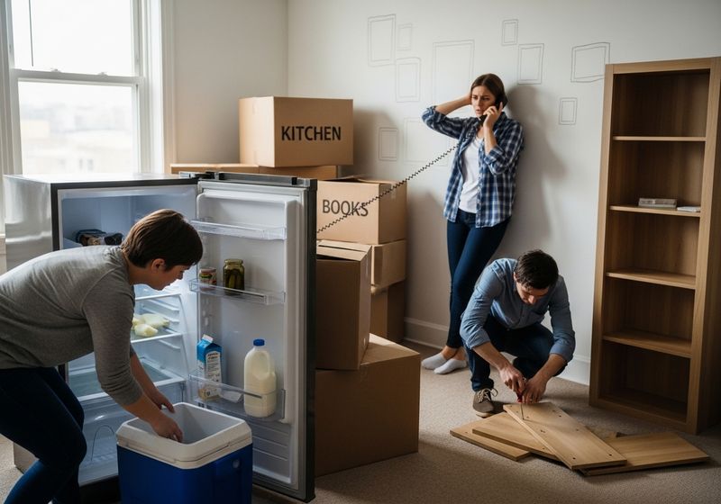 People packing up for a move.