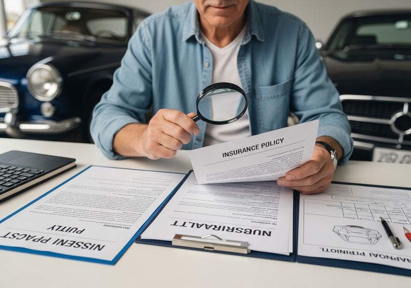 Insurance paperwork.