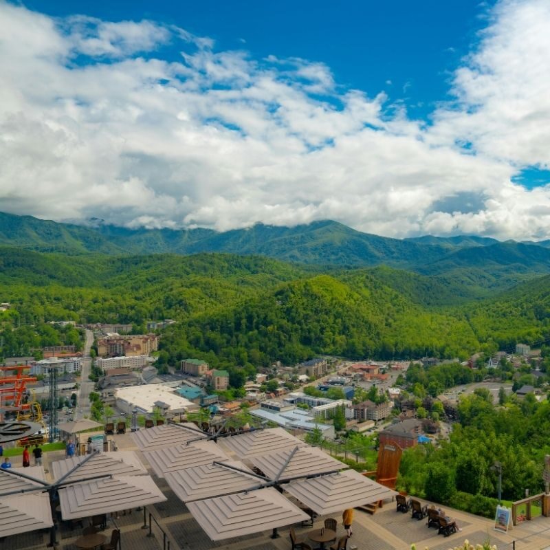 Gatlinburg from the air